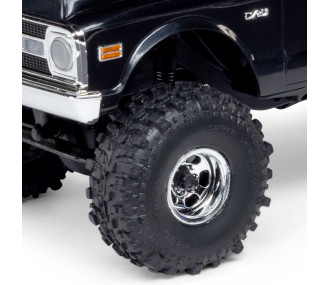 1/30 SCX30 Chevrolet K10 4X4 RTR Brushed Rock Crawler (Batterie & Chargeur inclus), noir