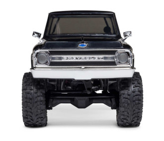 1/30 SCX30 Chevrolet K10 4X4 RTR Brushed Rock Crawler (Batterie & Chargeur inclus), noir
