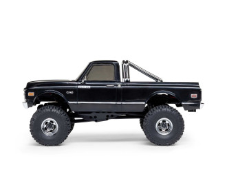 1/30 SCX30 Chevrolet K10 4X4 RTR Brushed Rock Crawler (Batterie & Chargeur inclus), noir