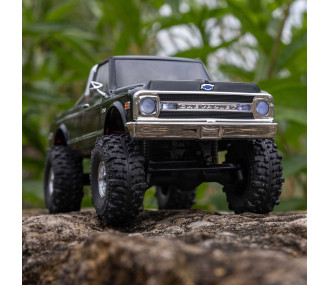 1/30 SCX30 Chevrolet K10 4X4 RTR Brushed Rock Crawler (Batterie & Chargeur inclus), noir