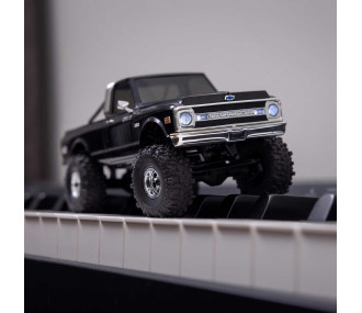 1/30 SCX30 Chevrolet K10 4X4 RTR Brushed Rock Crawler (Batterie & Chargeur inclus), noir