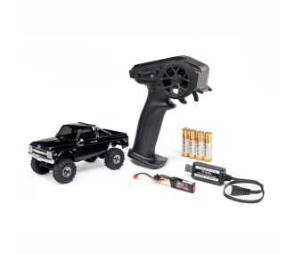 1/30 SCX30 Chevrolet K10 4X4 RTR Brushed Rock Crawler (Batterie & Chargeur inclus), noir