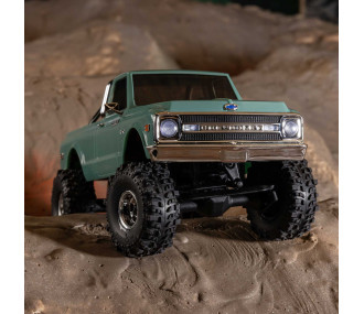 1/30 SCX30 Chevrolet K10 4X4 RTR Brushed Rock Crawler (Batterie & Chargeur), Vert