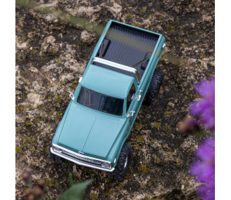 1/30 SCX30 Chevrolet K10 4X4 RTR Brushed Rock Crawler (Batterie & Chargeur), Vert