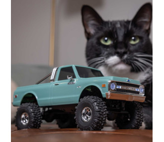 1/30 SCX30 Chevrolet K10 4X4 RTR Brushed Rock Crawler (Batterie & Chargeur), Vert