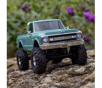 1/30 SCX30 Chevrolet K10 4X4 RTR Brushed Rock Crawler (Batterie & Chargeur), Vert
