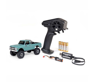 1/30 SCX30 Chevrolet K10 4X4 RTR Brushed Rock Crawler (Batterie & Chargeur), Vert