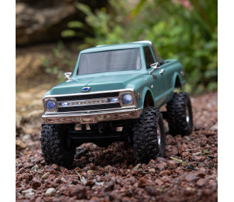 1/30 SCX30 Chevrolet K10 4X4 RTR Brushed Rock Crawler (Batterie & Chargeur), Vert