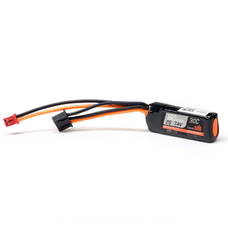 SPMX-1122 7.4V 160mAh 2S 30C LiPo Battery: PH2.0 