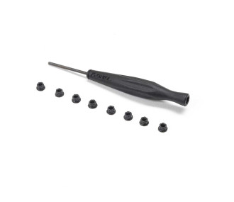 AXI-3328 Wheel Nut (8), Wheel Nut Tool: SCX30  