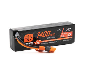 Spektrum Accu lipo 7.4v 1400mAh 2S 30C IC2 G2 SPMX142S30H2