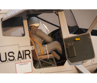 L-19 Birddog 55 size EP-GP ( 1,72m Spannweite) silberne Version