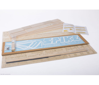 Aero-naut SPIKE 3450 mm – Kit planeur électrique tout bois 6 volets (réf. 133500)