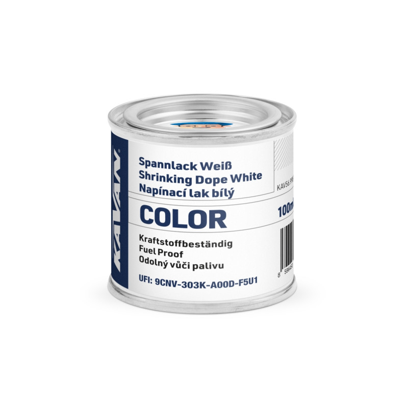 Kavan Dope White Nitrocellulose Polish 100ml