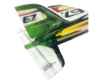 Jet ARES indoor 0.87m vert RC Factory