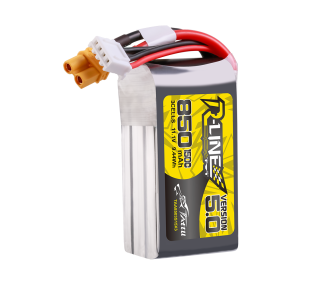 Batterie Tattu R-Line Version 5.0 850mAh 3S 11.1V 150C Lipo Pack Prise XT30U-F 