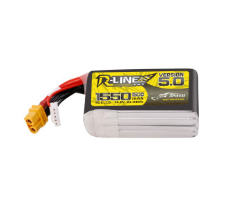 Batterie Tattu lipo R-line V5.0 4S 14.8V 850mAh 150C prise xt30 