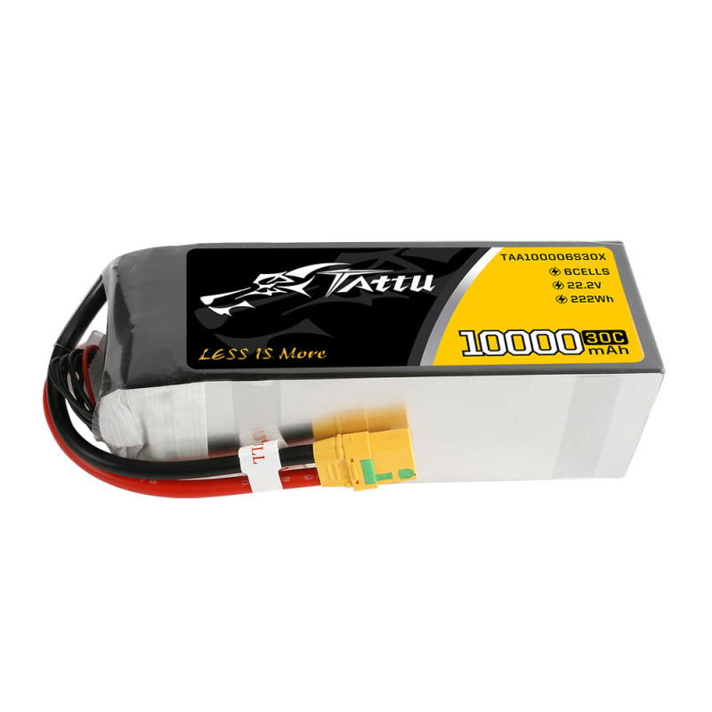 Batterie Lipo Tattu R-Line Version 5.0 1550mAh 22.2V 150C 6S avec prise XT60 