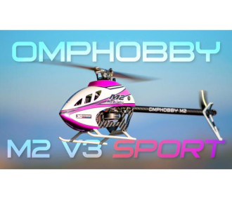 OMPHOBBY M2 V3 Sport RC Helicopter rose