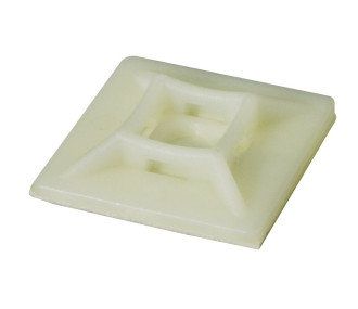Montage serre-câble adhésif 19x19mm (10pcs)