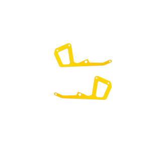 m2 v3 pro renfort châssis droite et gauche couleur jaune