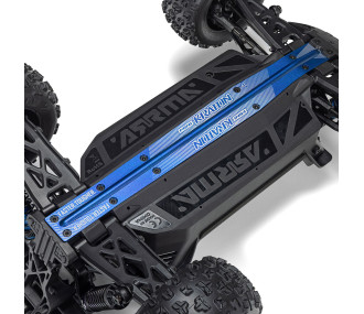 Arrma Mini Kraton 4X4 3S BLX 1/16 - Monster Truck RC Brushless - Bleu (Pack Complet avec Batterie et Chargeur) ARA2508ST1