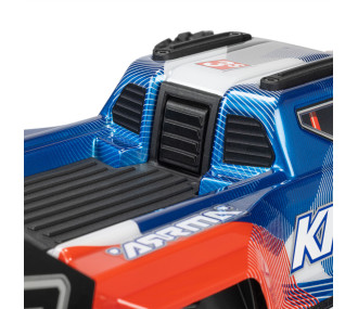 Arrma Mini Kraton 4X4 3S BLX 1/16 - Monster Truck RC Brushless - Bleu (Pack Complet avec Batterie et Chargeur) ARA2508ST1