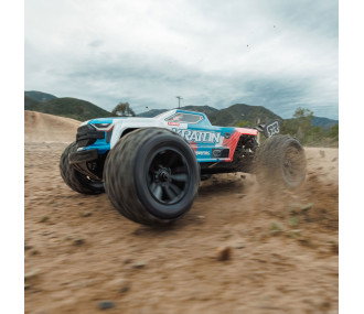 Arrma Mini Kraton 4X4 3S BLX 1/16 - Monster Truck RC Brushless - Bleu (Pack Complet avec Batterie et Chargeur) ARA2508ST1