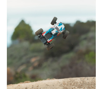 Arrma Mini Kraton 4X4 3S BLX 1/16 - Monster Truck RC Brushless - Bleu (Pack Complet avec Batterie et Chargeur) ARA2508ST1