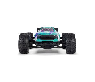Arrma Mini Kraton 4X4 3S BLX 1/16 - Monster Truck RC Brushless - Rose (Pack Complet avec Batterie et Chargeur) ARA2508ST2