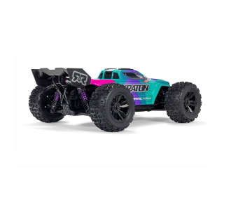 Arrma Mini Kraton 4X4 3S BLX 1/16 - Monster Truck RC Brushless - Rose (Pack Complet avec Batterie et Chargeur) ARA2508ST2