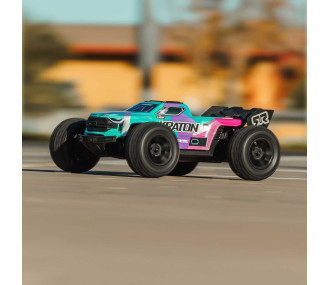 Arrma Mini Kraton 4X4 3S BLX 1/16 - Monster Truck RC Brushless - Rose (Pack Complet avec Batterie et Chargeur) ARA2508ST2
