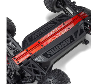 Arrma Mini Kraton 4X4 3S DSC 1/16 - Monster Truck RC Brushless - Rouge et noir ARA2508T1