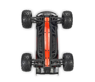 Arrma Mini Kraton 4X4 3S DSC 1/16 - Monster Truck RC Brushless - Rouge et noir ARA2508T1