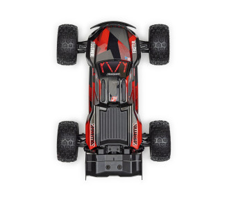 Arrma Mini Kraton 4X4 3S DSC 1/16 - Monster Truck RC Brushless - Rouge et noir ARA2508T1