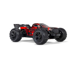 Arrma Mini Kraton 4X4 3S DSC 1/16 - Monster Truck RC Brushless - Rouge et noir ARA2508T1