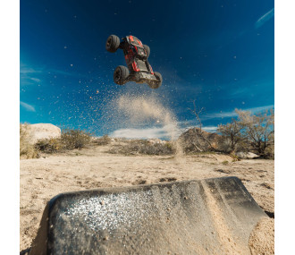 Arrma Mini Kraton 4X4 3S DSC 1/16 - Monster Truck RC Brushless - Rouge et noir ARA2508T1