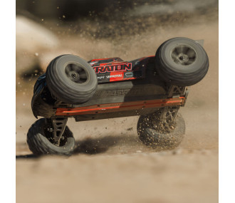 Arrma Mini Kraton 4X4 3S DSC 1/16 - Monster Truck RC Brushless - Rouge et noir ARA2508T1