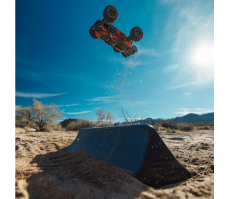 Arrma Mini Kraton 4X4 3S DSC 1/16 - Monster Truck RC Brushless - Rouge et noir ARA2508T1