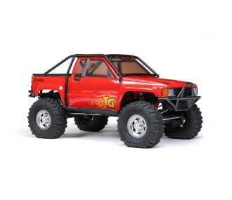 AXIAL SCX24 Chevrolet C10 1967 4WD 1/24 - Micro Crawler RTR (Pack Complet) - Rouge - AXI-2062T2