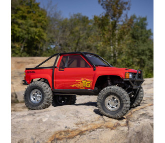 AXIAL SCX24 Chevrolet C10 1967 4WD 1/24 - Micro Crawler RTR (Pack Complet) - Rouge - AXI-2062T2