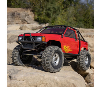 AXIAL SCX24 Chevrolet C10 1967 4WD 1/24 - Micro Crawler RTR (Pack Complet) - Rouge - AXI-2062T2