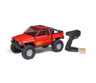 AXIAL SCX24 Chevrolet C10 1967 4WD 1/24 - Micro Crawler RTR (Pack Complet) - Rouge - AXI-2062T2