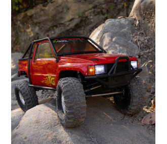 AXIAL SCX24 Chevrolet C10 1967 4WD 1/24 - Micro Crawler RTR (Pack Complet) - Rouge - AXI-2062T2