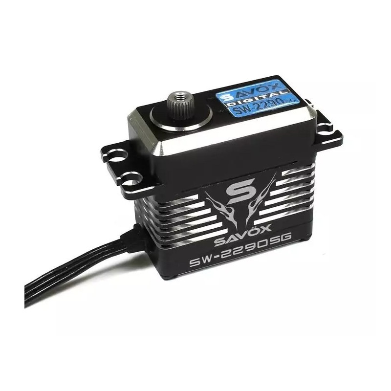 Servo numérique étanche Savox SW-2290SG (81g, 70kg.cm, 0.11s/60°)