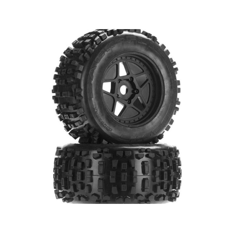 ARRMA AR510092 dBoots Backflip MT 6S Tire Wheel Set