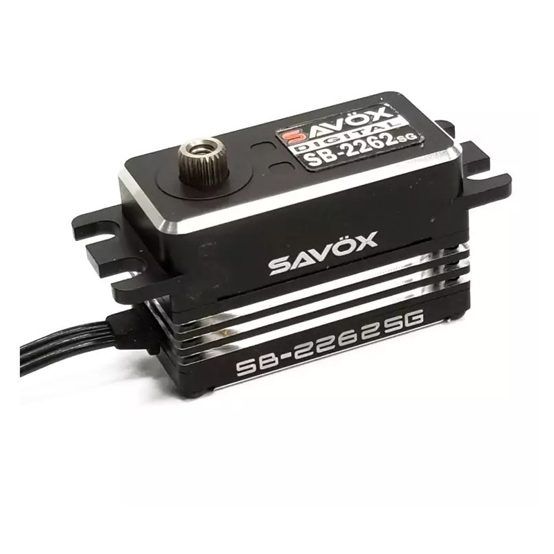 Servo numérique profil bas Savox SB-2262SG (62g, 30kg.cm, 0.065s/60°)
