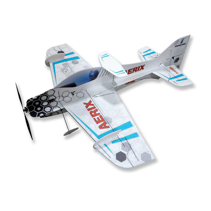 Avion Hacker model AERIX F3P AB Bleu ARF env.0.84m