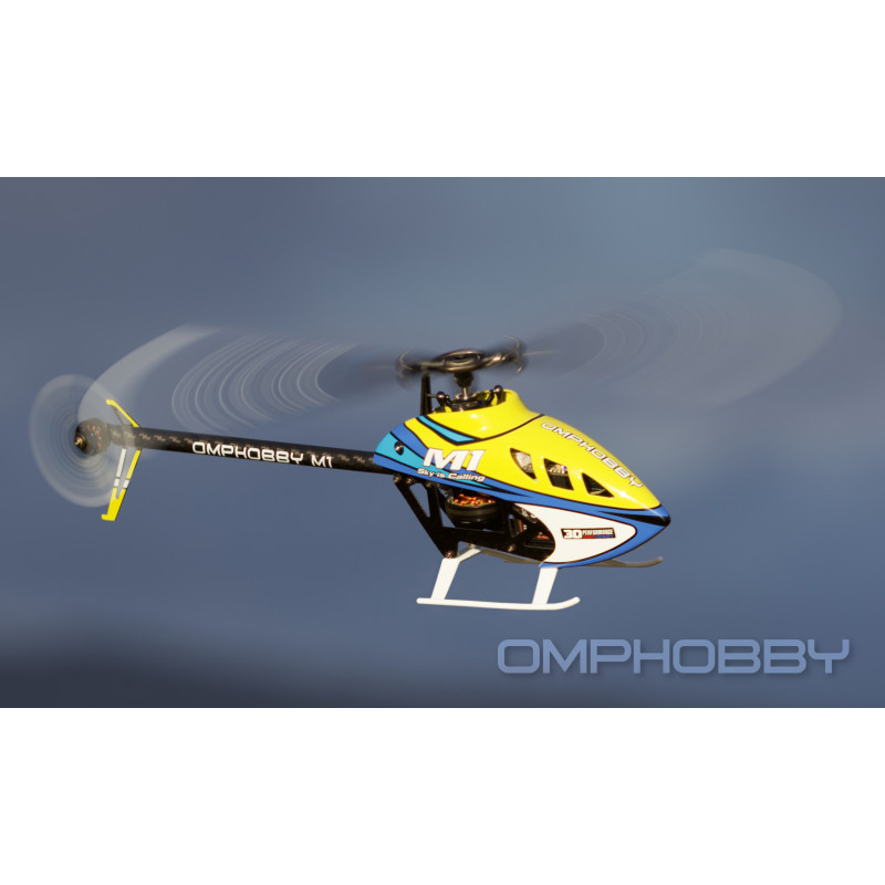 OMPHOBBY M1 V3 PRO - Hélicoptère Micro 3D Direct Drive (ExpressLRS Intégré)