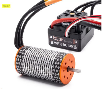 COMBO BRUSHLESS 1/8 130Amp WP + Moteur 4P 4274 2250KV
